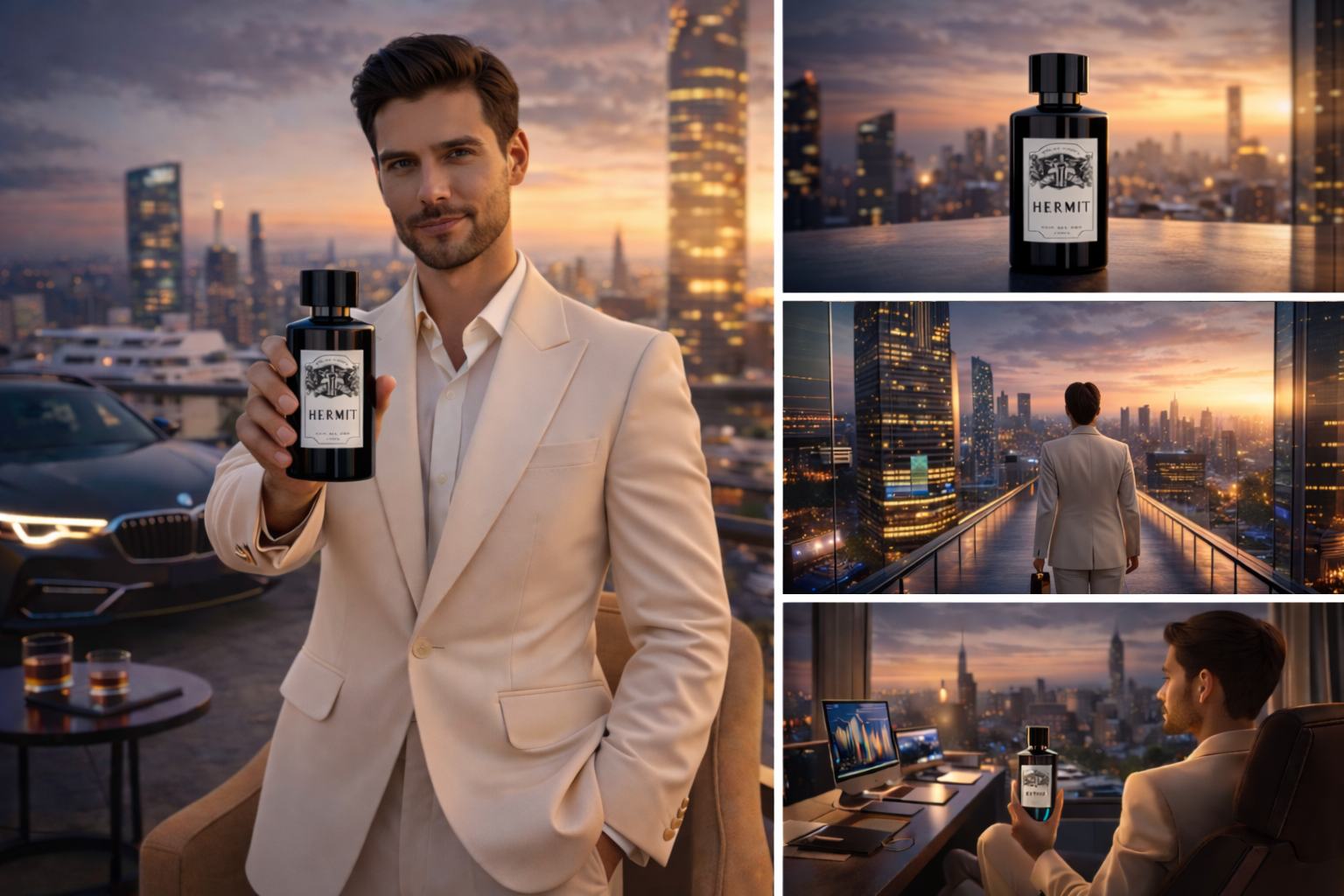 Hermit EDP: Top 3 perfumes Dubai choice for 2025. Best Perfume in Dubai, UAE. Long-lasting woody spicy Eau de Parfum for men. Shop luxury fragrances online at ZezCart perfume shop.